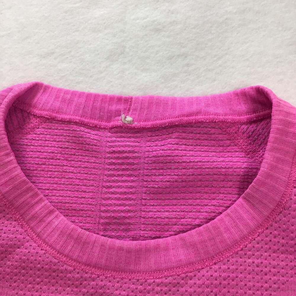 Lululemon Swiftly Tech Short Sleeve Shirt in Pink size 6 Athletic Active - Picture 7 of 9